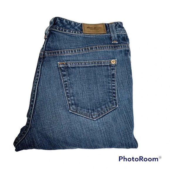 Eddie Bauer natural bootcut dark wash jeans size 4R from fall of 2006 - Picture 1 of 13